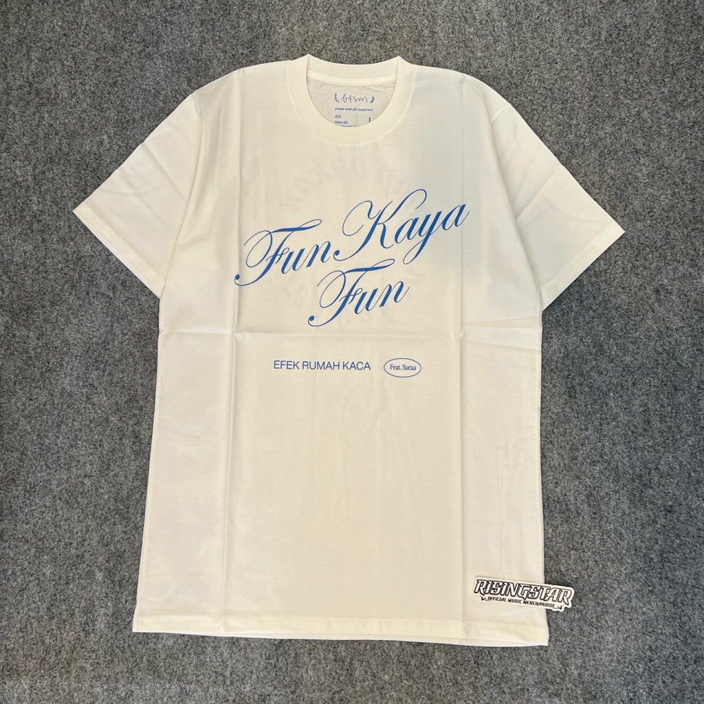 Efek Rumah Kaca - Fun Kaya Fun - Putih Original Merchandise