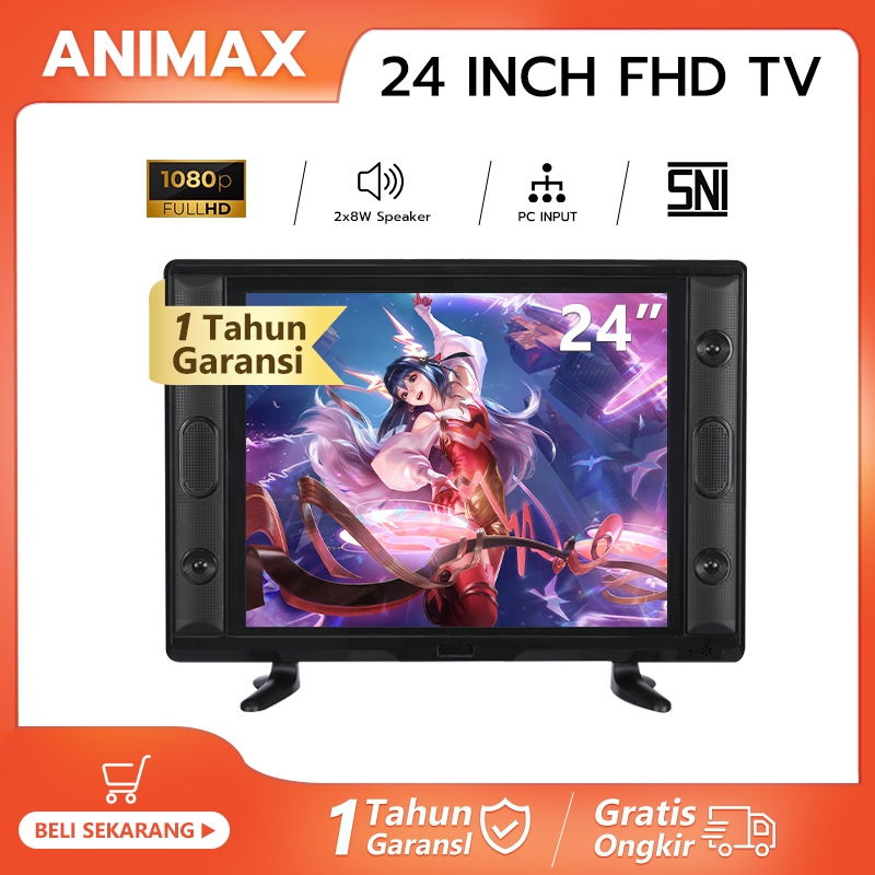 Animax Digital TV 24 Inch TV Digital LED 24inch 25inch Televisi LED