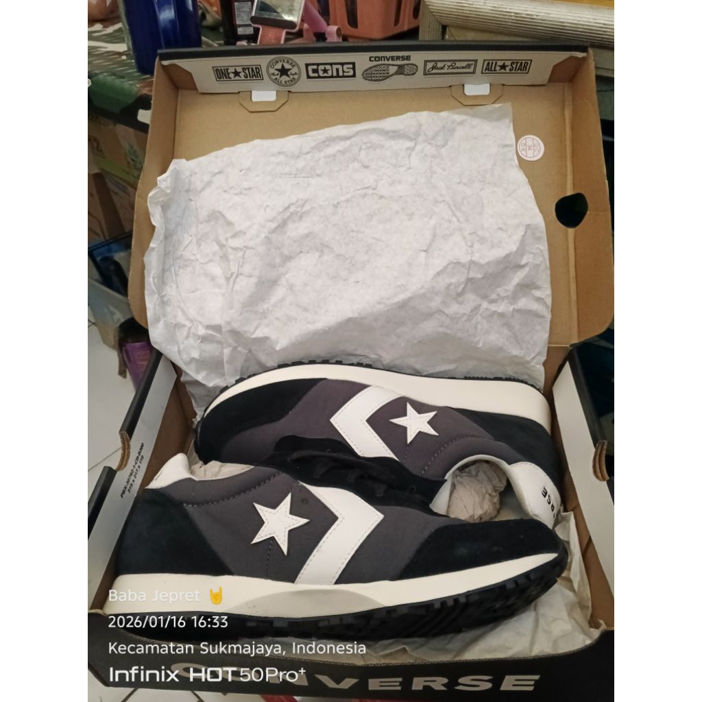 Converse Omega Trainer Unisex Sneakers Original Second uk 43 Black - Dark Matter