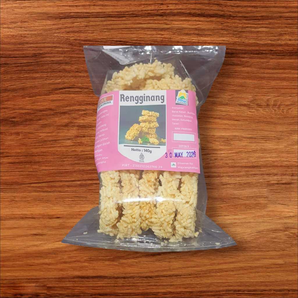 Rengginang matang original, rengginang kemasan