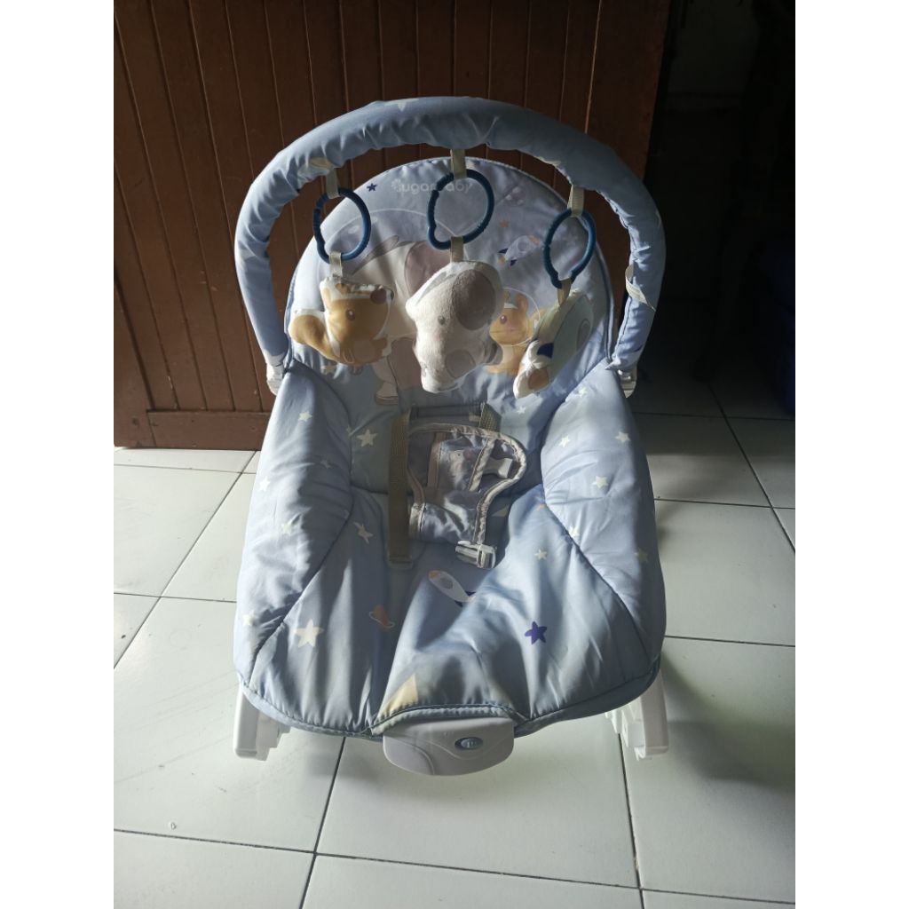 bouncer sugar baby ayun ayunan kursi goyang bayi