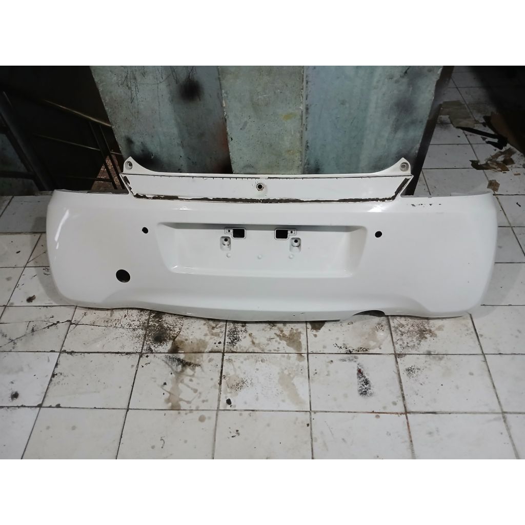 bumper depan brio lama 2014 2017 original copotan
