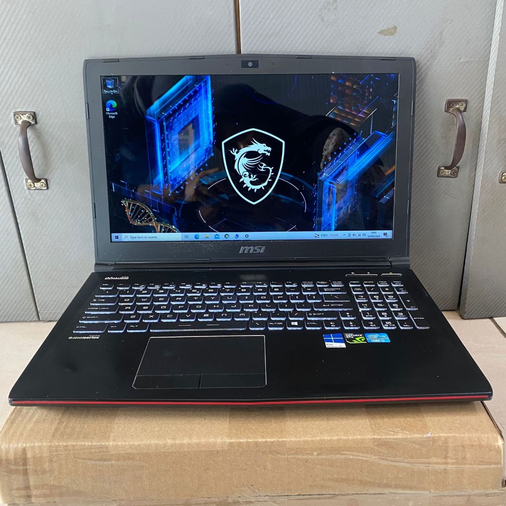 Laptop MSI Gaming GE62 6QC, Intel Core i7-6700HQ, 8/256Gb, #Vga, Black