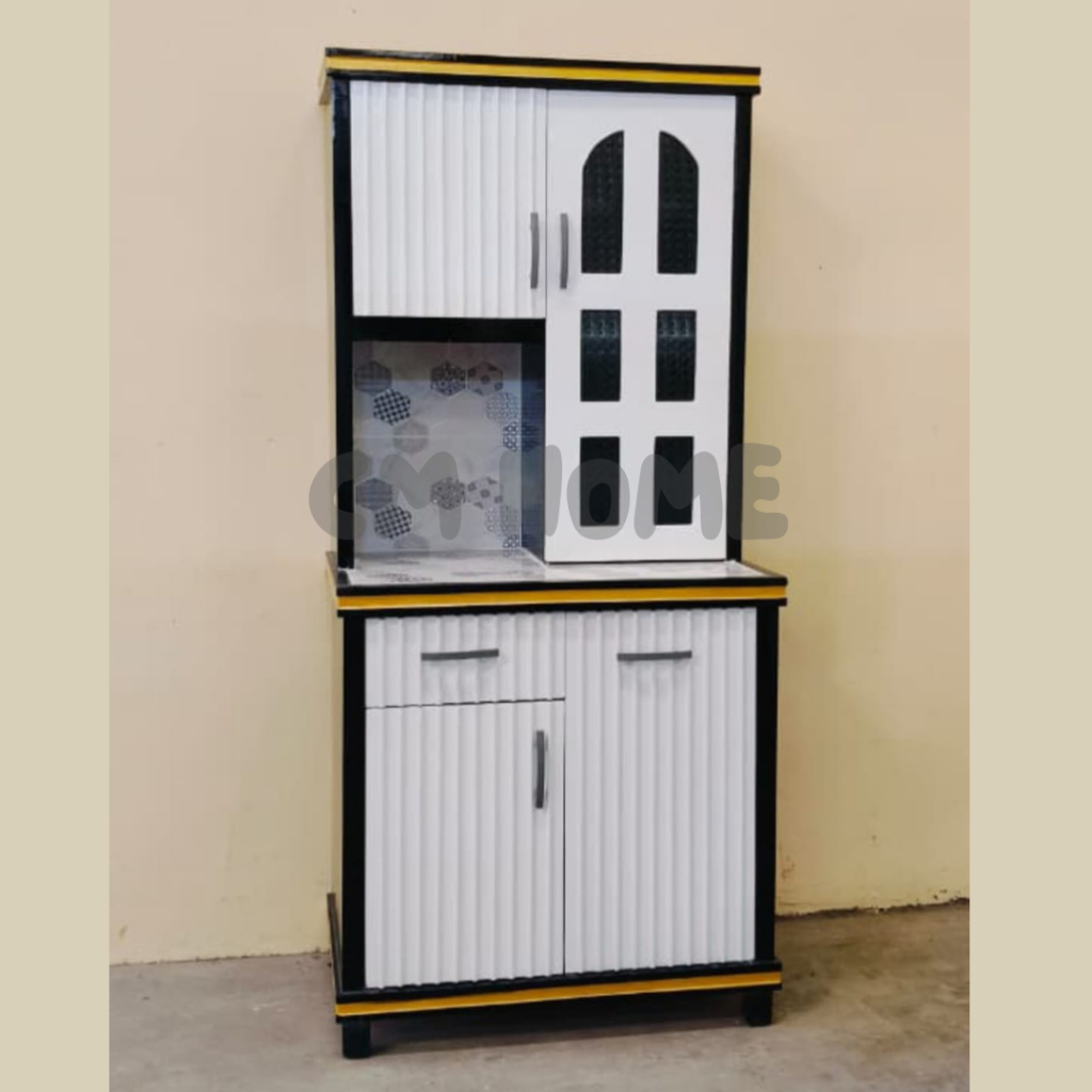 Lemari Sayur / Lemari Dapur / Rak Piring Kayu Minimalis 2 Pintu / Rak Piring Duco / LEMARI PIRING RA