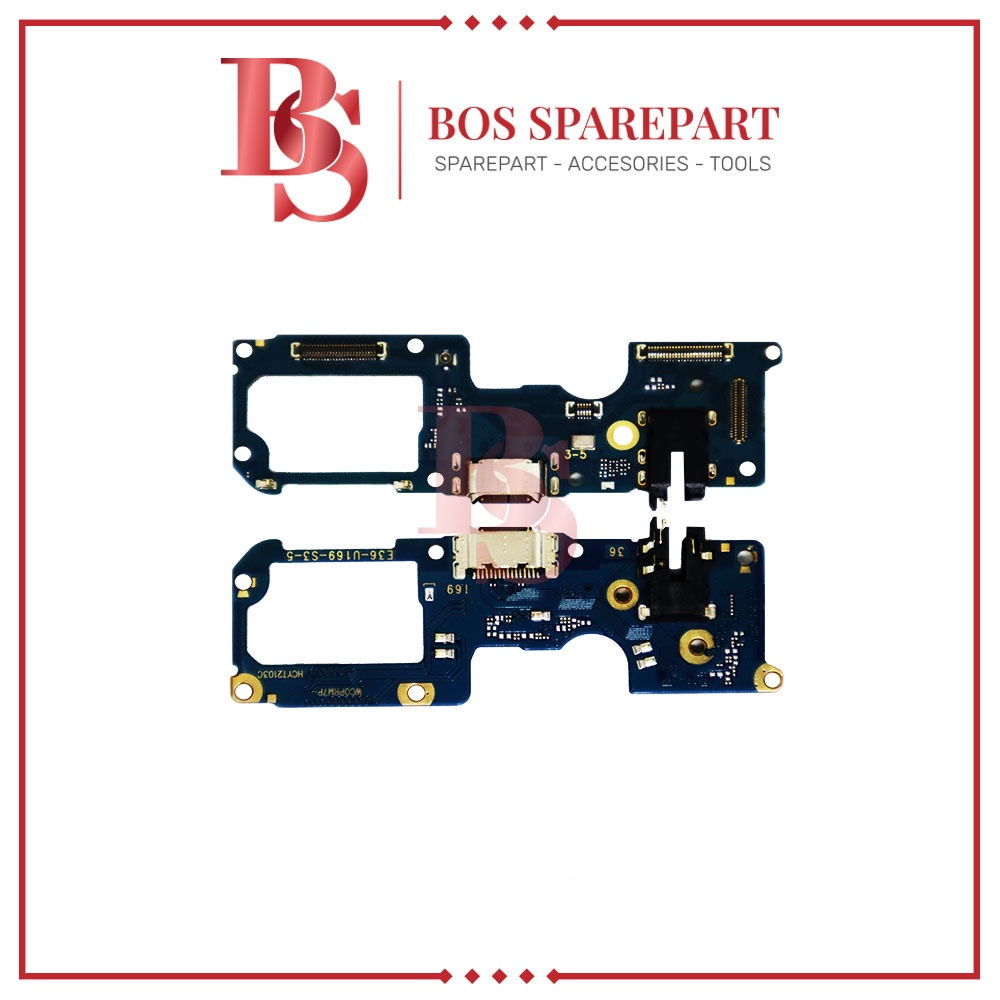 FLEXIBEL OPPO REALME 7 PRO + CONNECTOR CHARGER + CONNECTOR HANDSFREE + MIC ORI