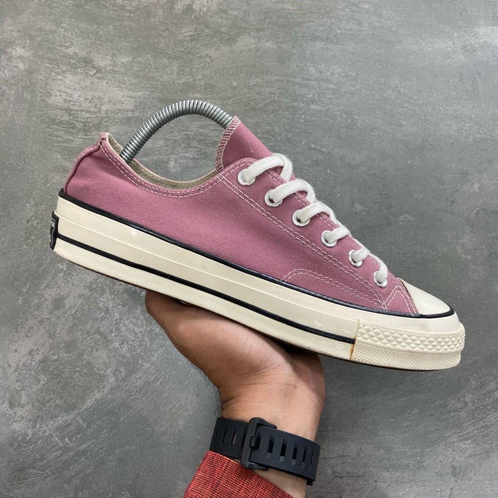 [Size 40] Rare Converse Chuck Taylor All Star 70S Low Vintage Canvas Pink Aura 2022 (172957C) Second
