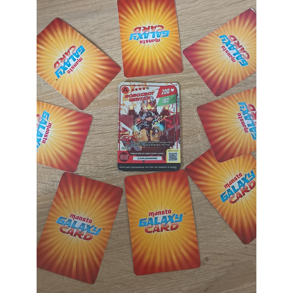 Boboiboy galaxy card Hologram (A)