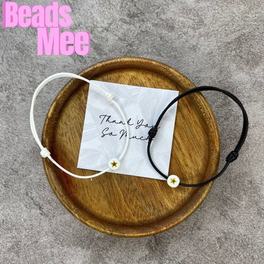 Gelang Couple Motif Bintang Emas Keren Gelang Tali Waterproof