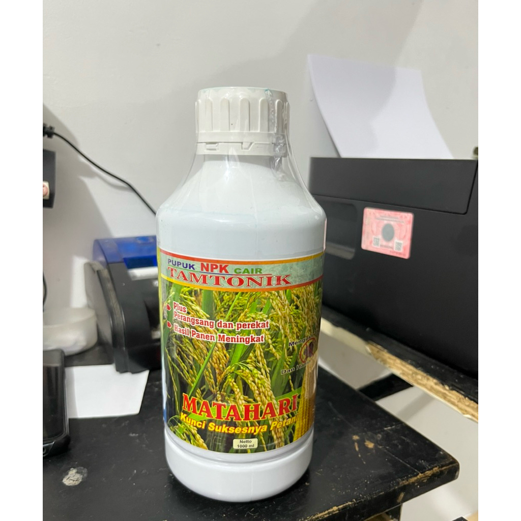 Pupuk NPK Cair Tamtonik Matahari 1 Liter Perangsang Pertumbuhan Tanaman