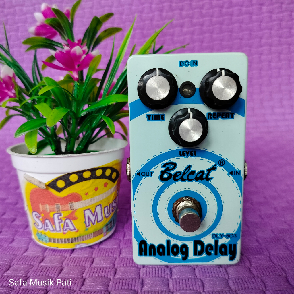Belcat Analog Delay Efek Gitar Mulus, No Minus, Original