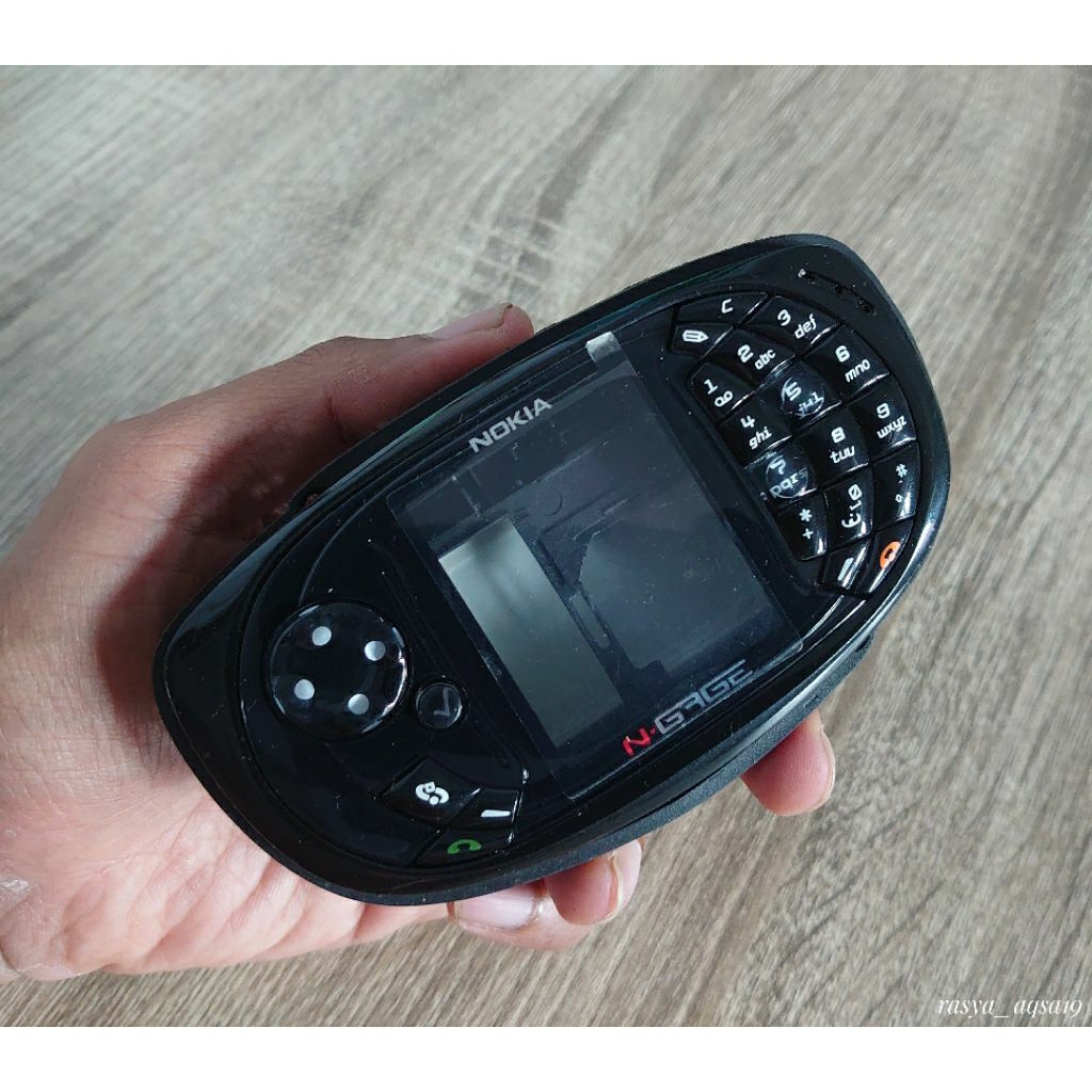 CASING NOKIA N GAGE QD BLACK EDITION + tulangan NEW