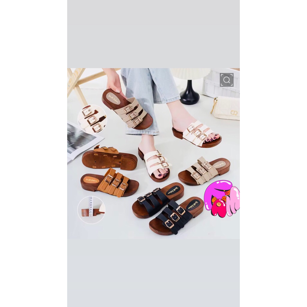 Sendal Wanita Tali 3 / Sendal Wanita Youth Balance