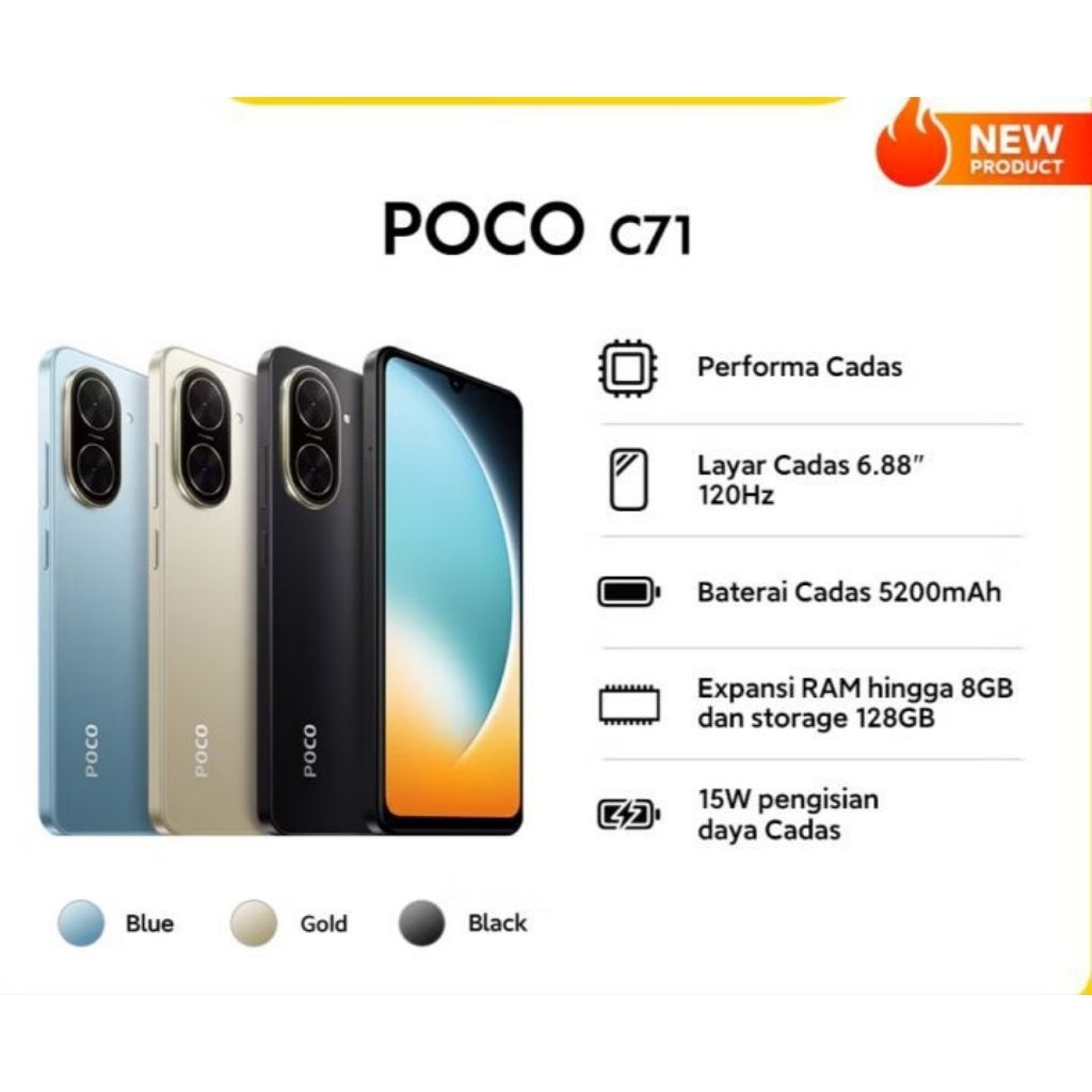 POCO C71 RAM 4/128