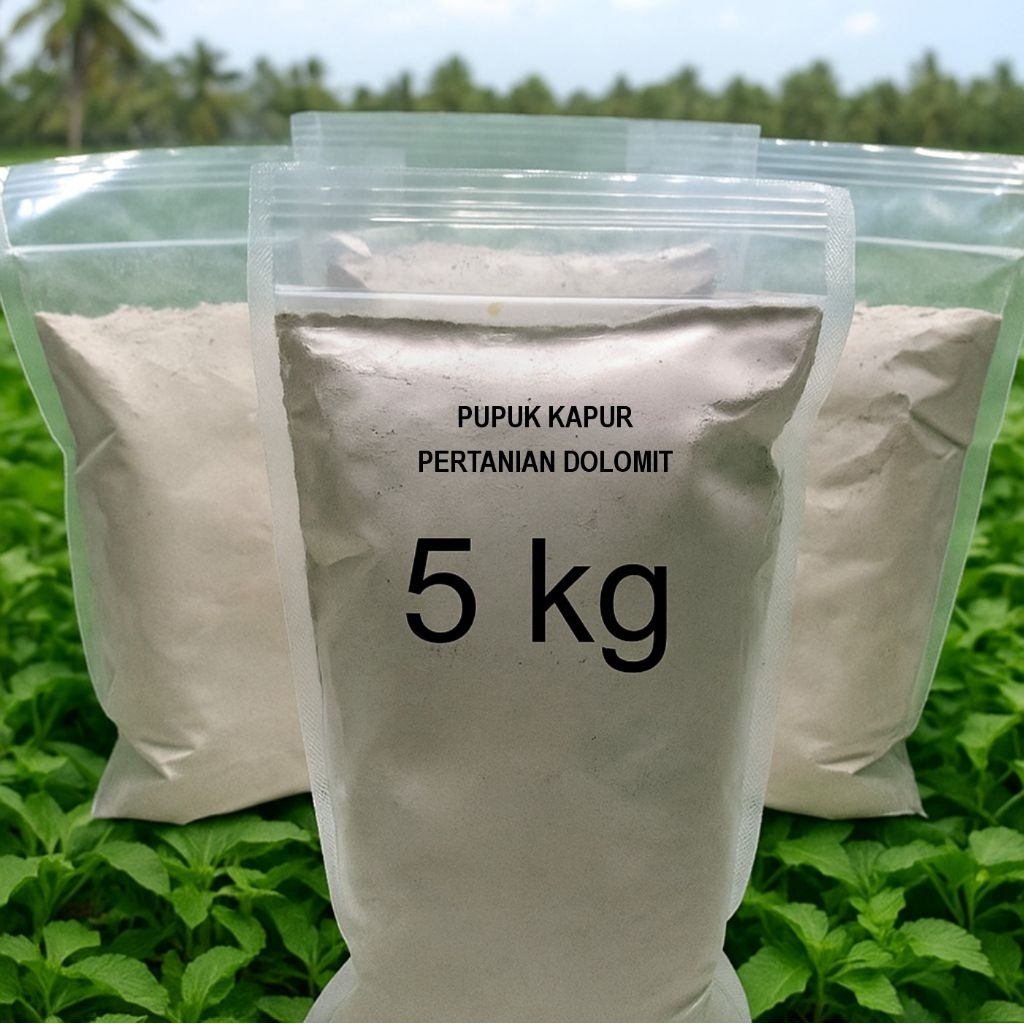 Pupuk Kapur Dolomit Pertanian 5 kg Kapur Pertanian Pengapuran Tanah