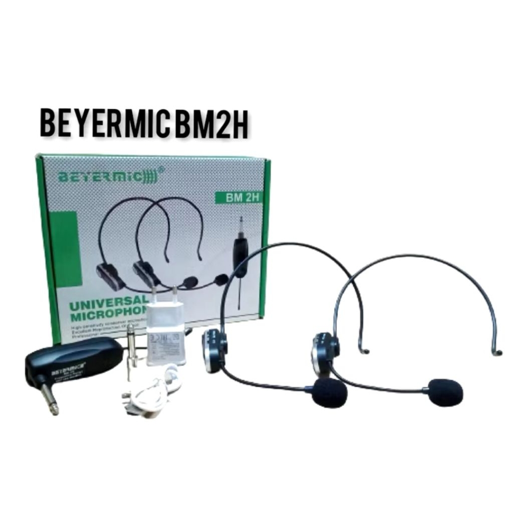 Mic Wireless Bando Headset Isi 2 Mic Original TERBAIK