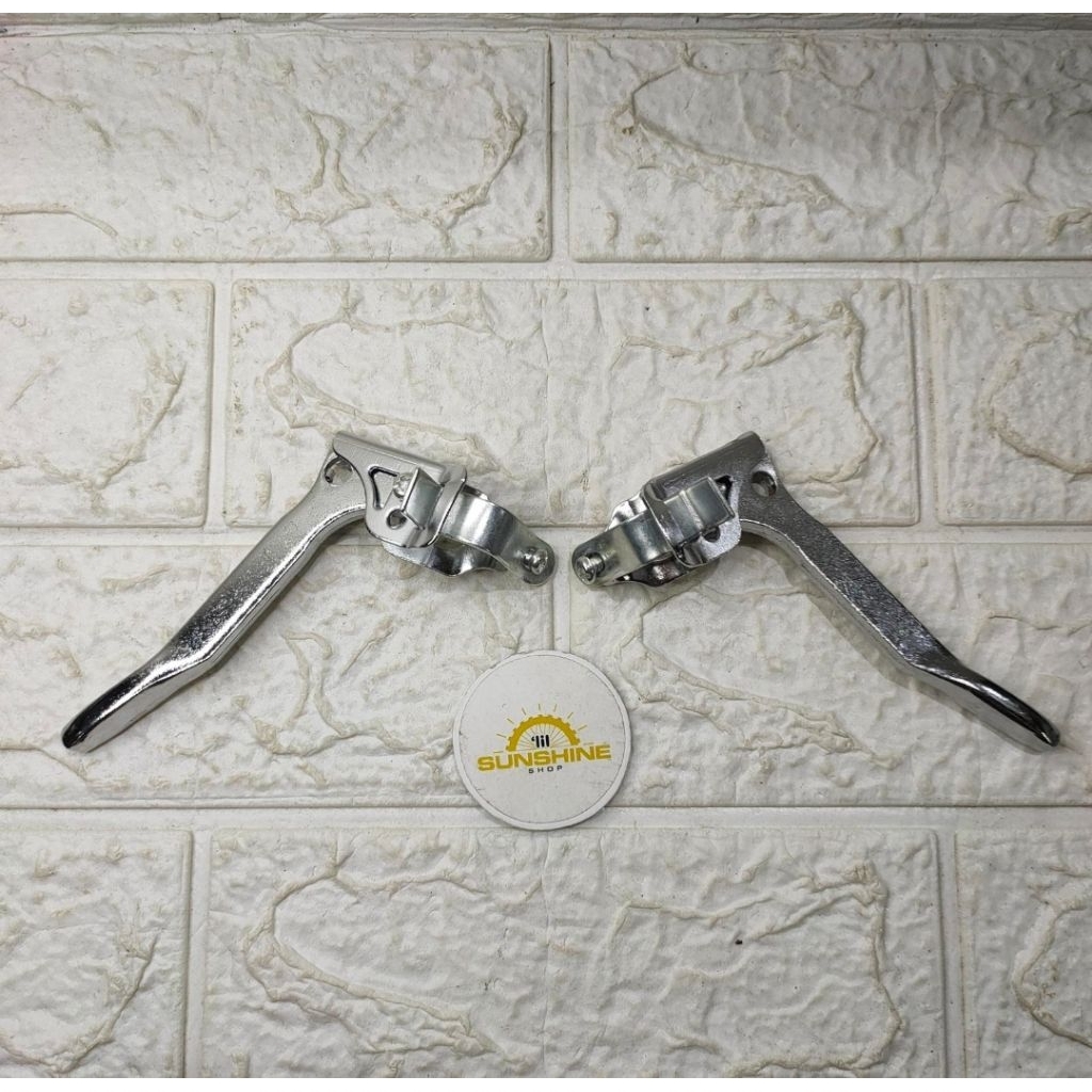 Handle Rem Brake Lever Sepeda Mini Jengki Jadul Vintage Besi Chrome Tebal Outdoor