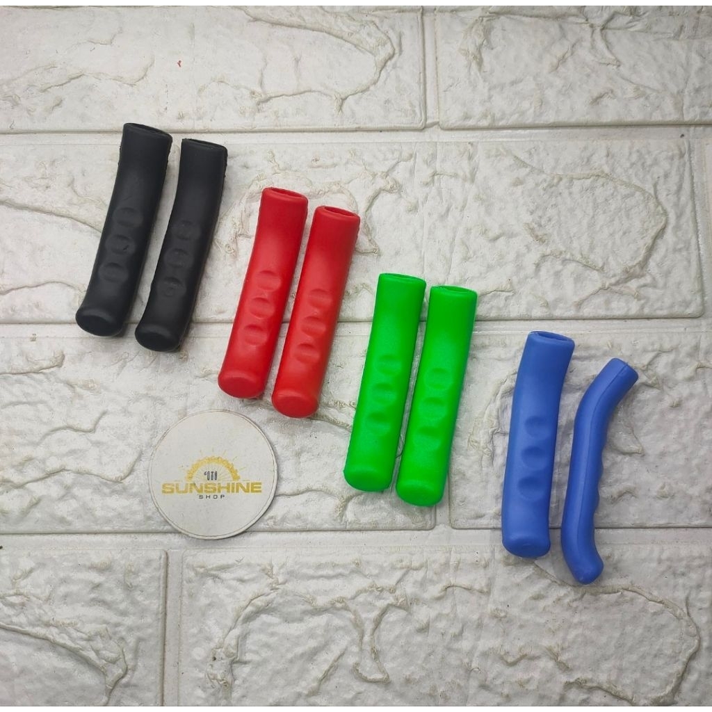 Cover Karet Pelindung Handle Rem Sepeda MTB BMX Lipat Brake Lever Protector Sepasang