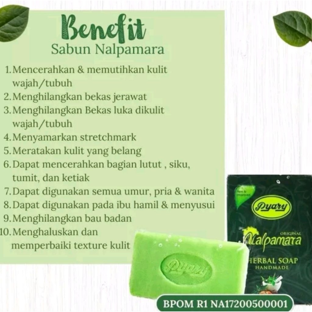 Nalpamara Original 100% || Sabun Nalpamara Herbal Soap Handmade