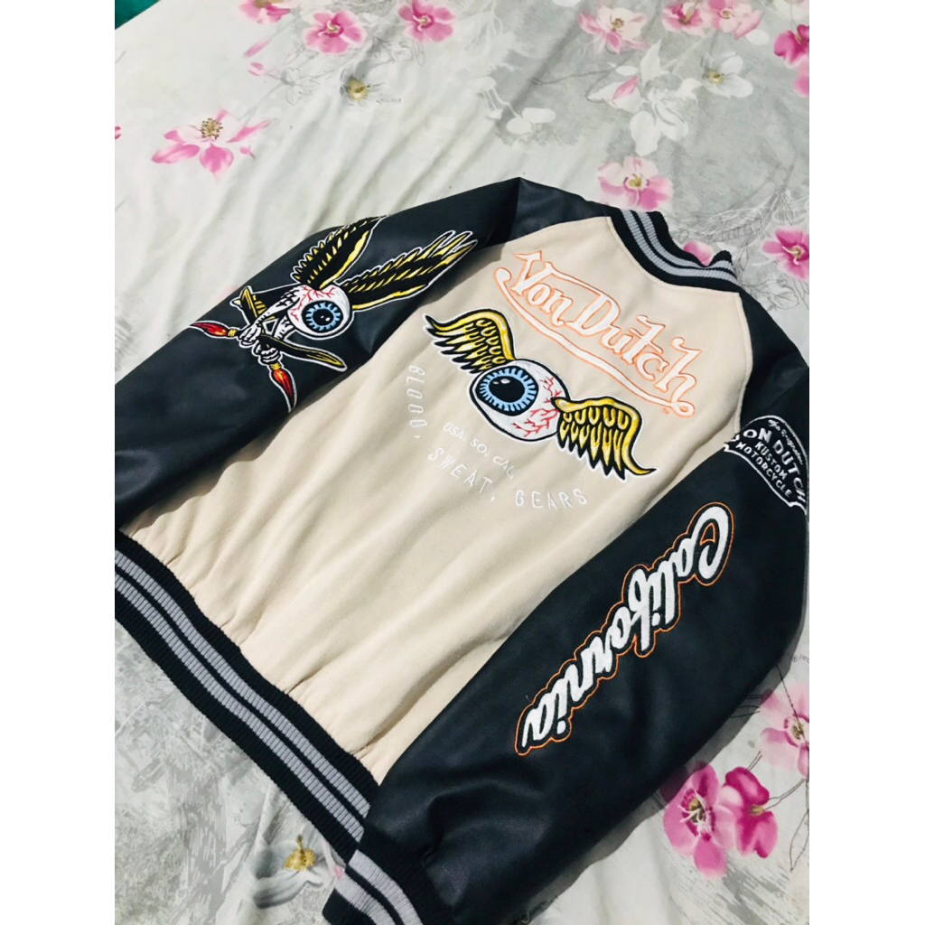 jaket varcity von dutch / jaket von dutch second