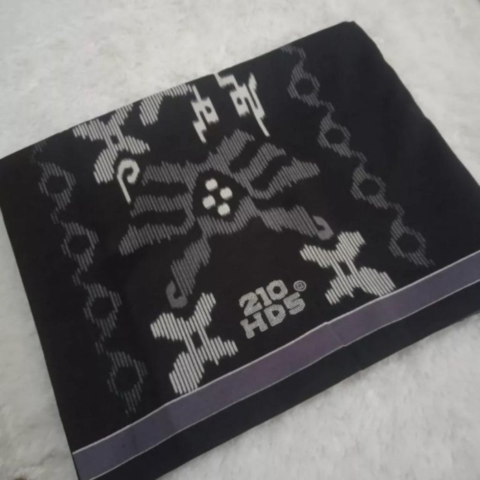 Sarung HDS Anak Remaja Tanggung Sarung Santri Sarung Hitam Polos Sarung Samarinda Sarung Sholat Saru