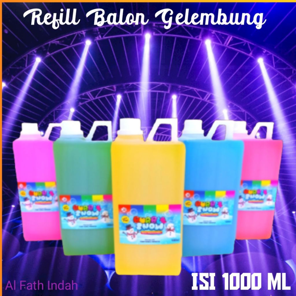 Refill Balon Gelembung / Isi Ulang Air Balon Gelembung 1000 ML