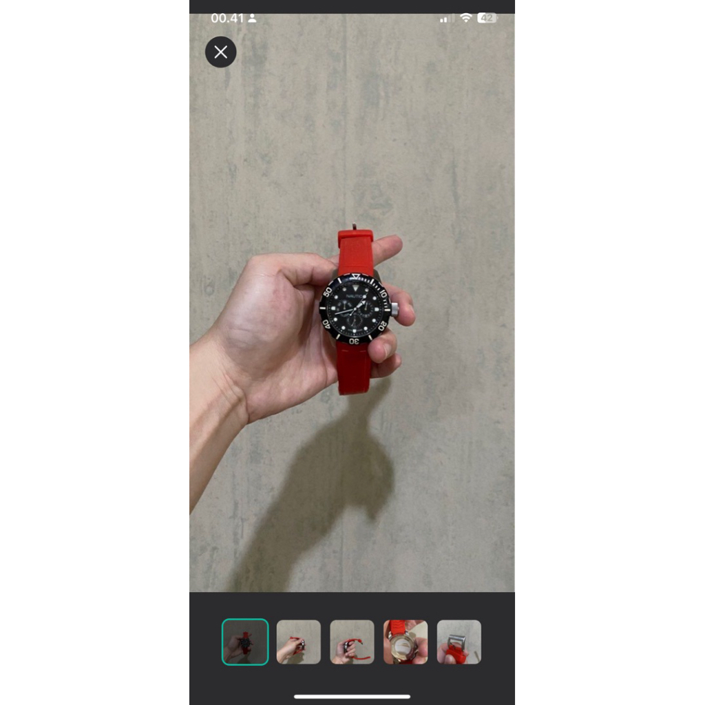 jam bekas second nautica jual sesuai foto No refund no return