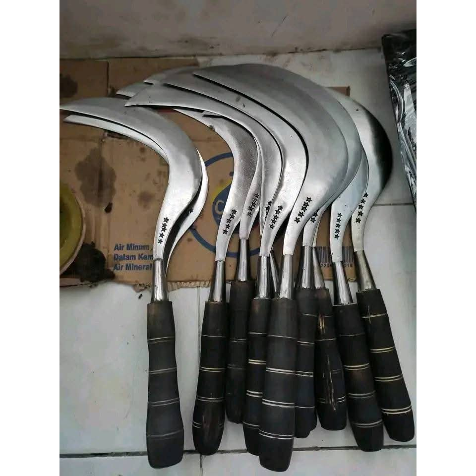 Arit Rumput Ranting Terlaris Merk Bintang 5 asli madura pemotong rumput padi ranting dll