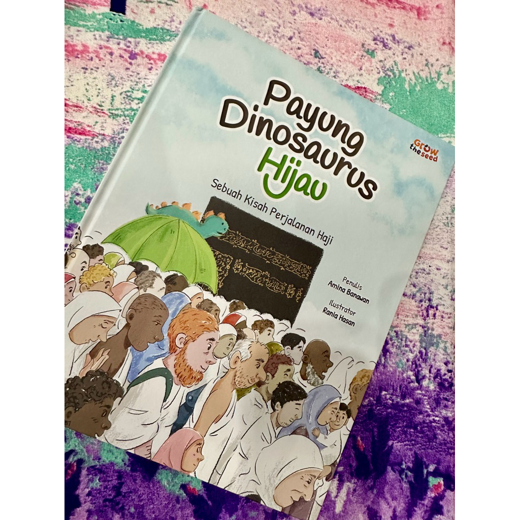 GROW THE SEED PAYUNG DINOSAURUS HIJAU