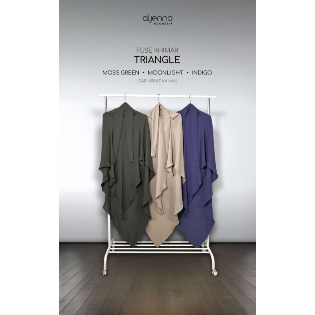Fuse Khimar Triangle by aljenna.id