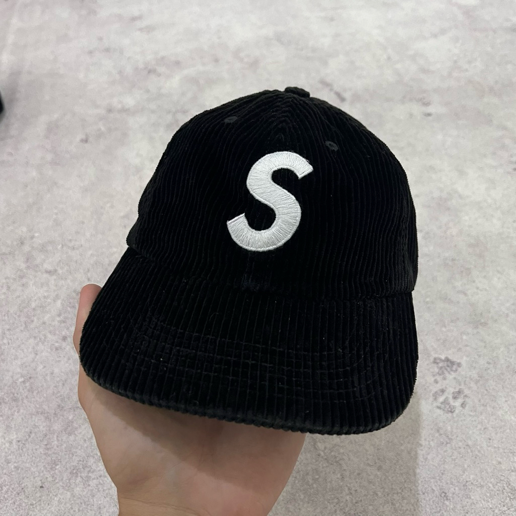 supreme corduroy S logo