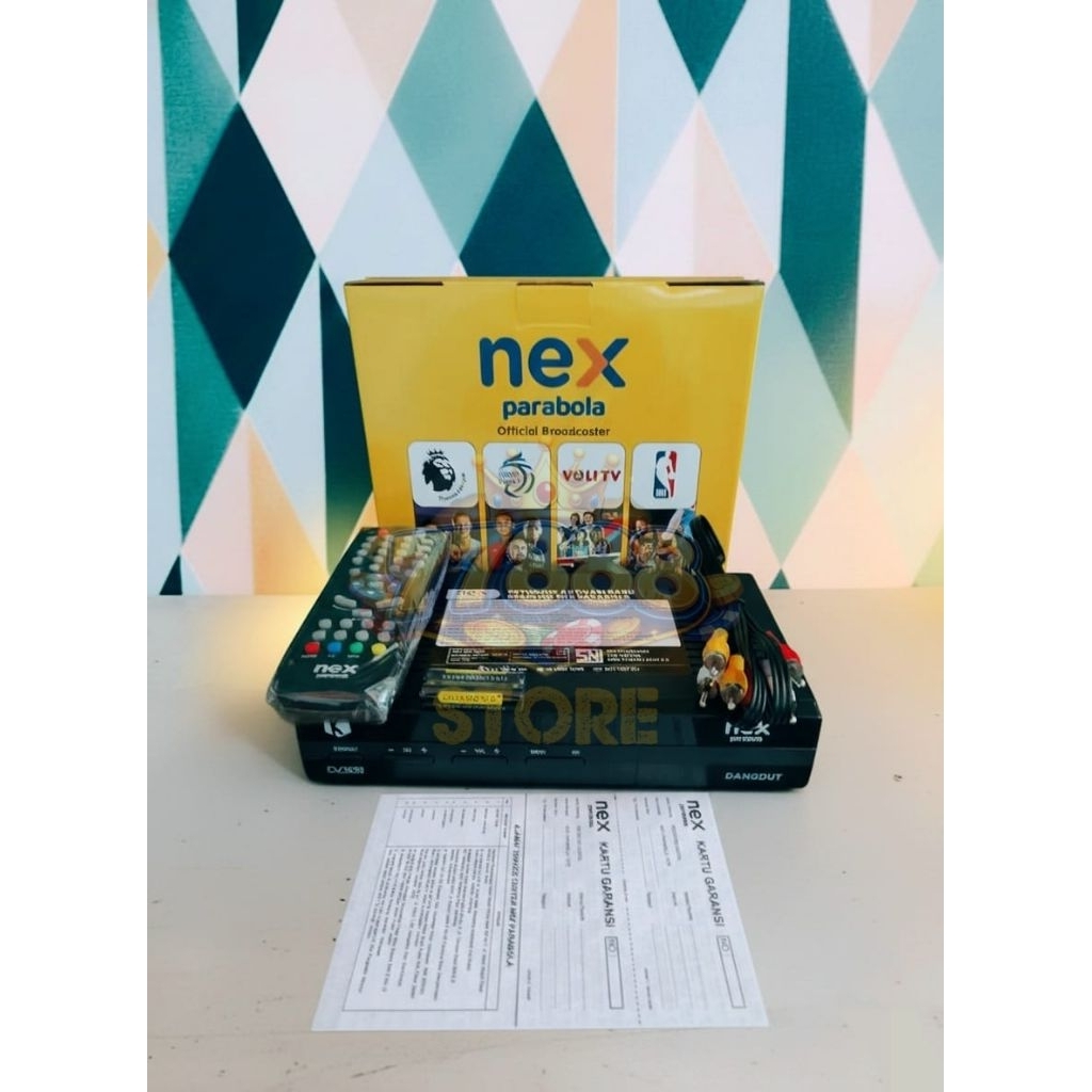 RECEIVER NEX PARABOLA KUNING HYBRID C BAND KU BAND
