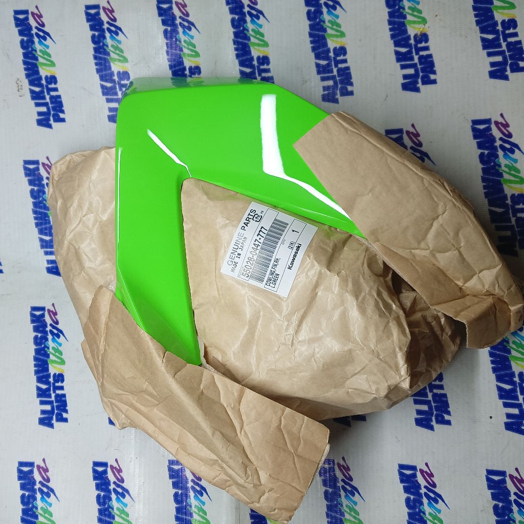 cover fin body depan fering kecil samping zx636 zx 636 hijau original