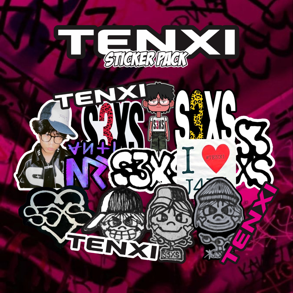 TENXI ANTI NRML Sticker Pack 15pcs | Stiker Tahan Air, Anti Luntur,Laminasi Doff | Stiker Laptop/HP/