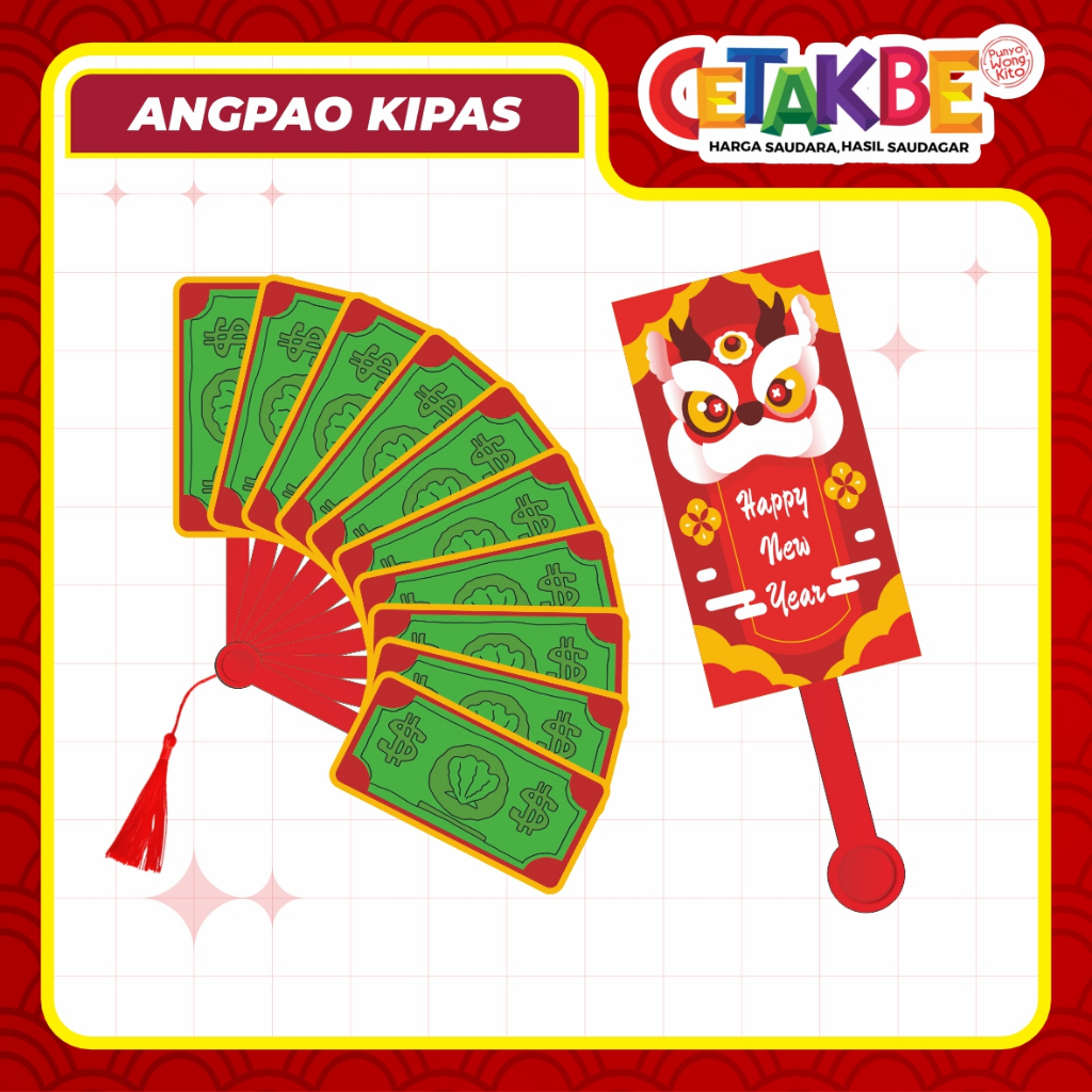 ANGPAO KIPAS BESAR / ANGPAO UNIK / ANGPAO IMLEK