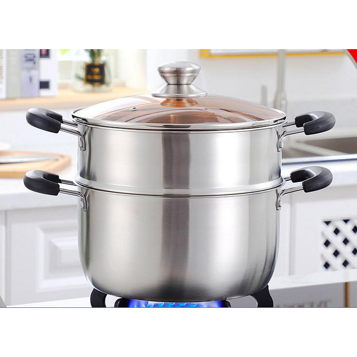 Panci Korea Soup Pot + Steamer Vienna Panci Serbaguna//Vienna Panci Korea Soup Pot  + Steamer