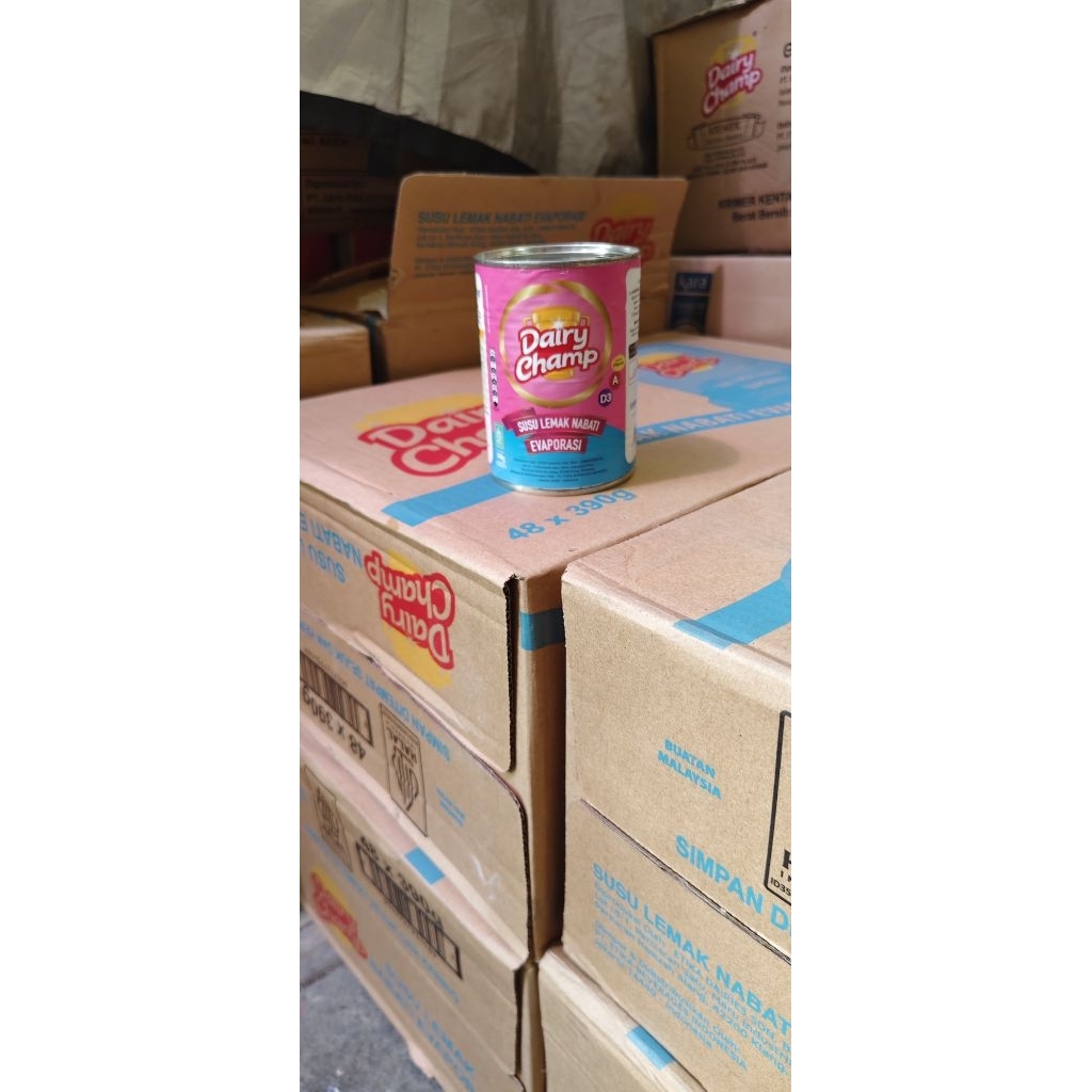 susu evaporasi dairy champ 1 dus