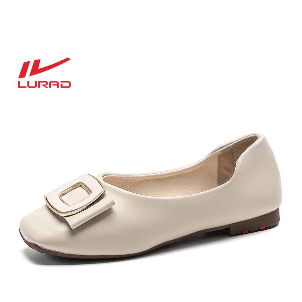 LURAD Sepatu Pansus Sepatu Cewek Sepatu Wanita Sepatu Hak Chunky Sepatu Dove Elegan WL2515
