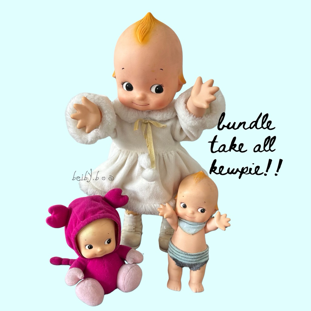 kewpie doll vintage rare japan rose o’nail christmas edition trinkets gotochi gatcha angel boneka je