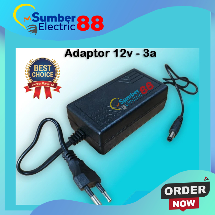 Adaptor 12v 3a / Adaptor Power Supply / Adaptor DC 12v 3a / Adaptor LED / Power Adaptor