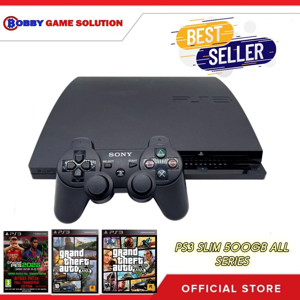 Ps3 Slim Sony Playstation 3 500GB SERI 30XX/25XX/SUPERSLIM