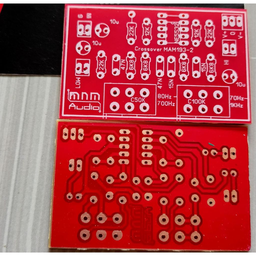 PCB MINI CROSSOVER 2WAY MAM 193-2 OUT LOW & OUT HIGH