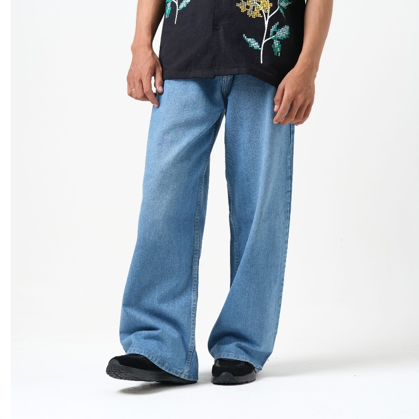 Baggy Jeans Blue Viory | Celana Baggy Jeans Blue | JLPP.BG.001