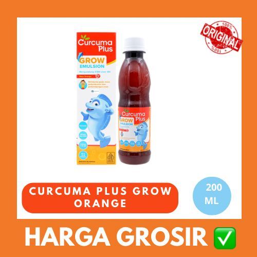 Curcuma Plus Grow Emulsion 200 ml vitamin anak untuk pertumbuhan dan nafsu makan