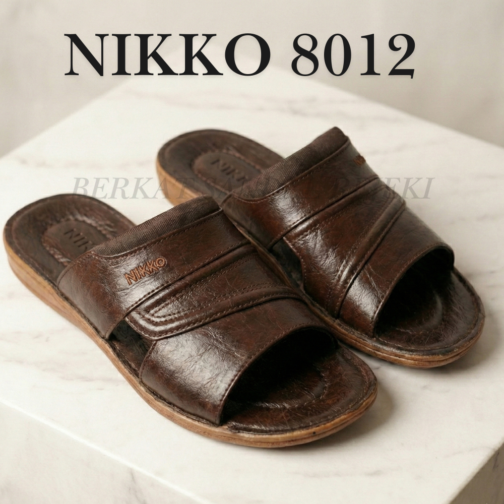 Sandal NIKKO 8012 Sandal Selop Karet Pria Dewasa / Sandal Bapak