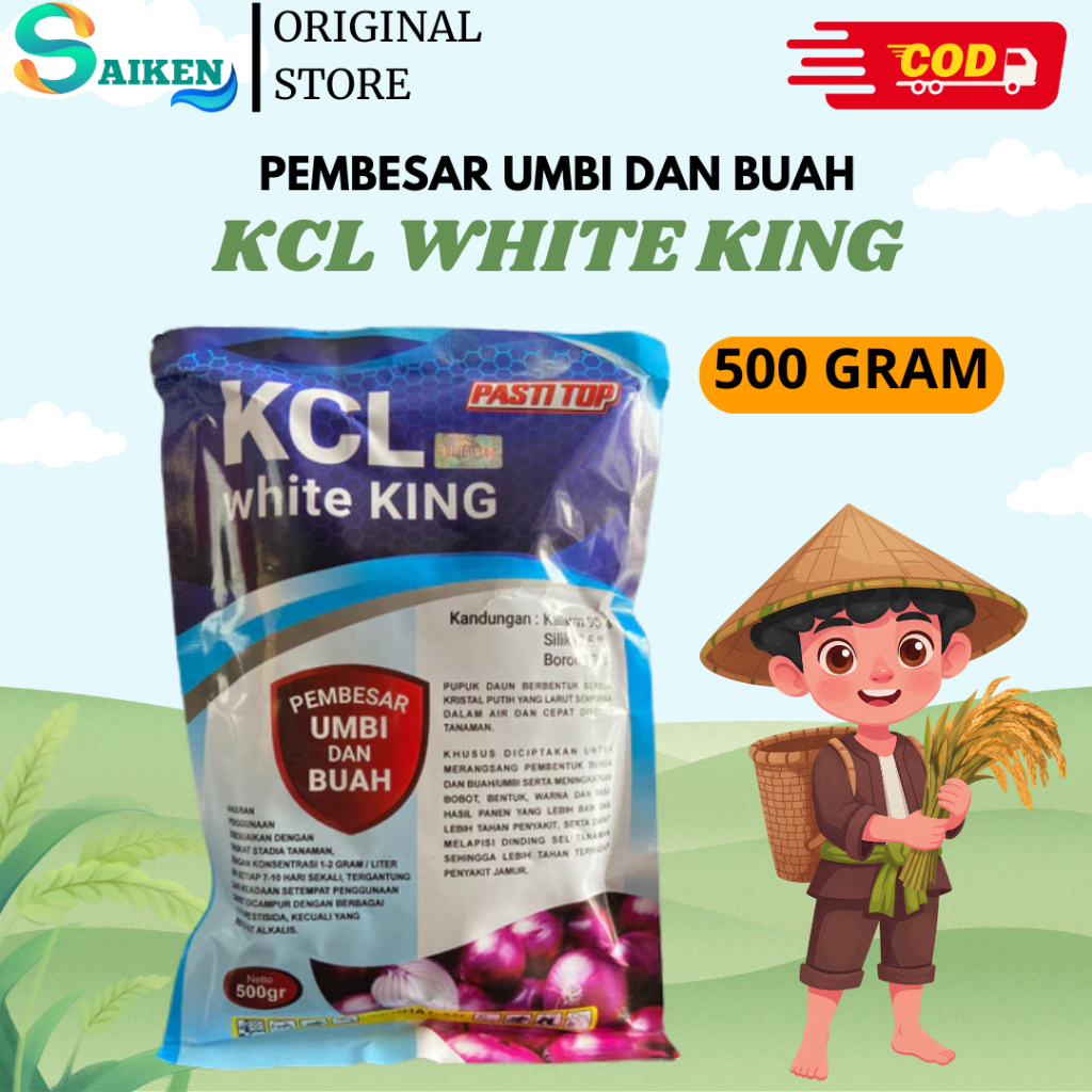KCL White King – Pupuk Tanaman untuk Umbi & Buah