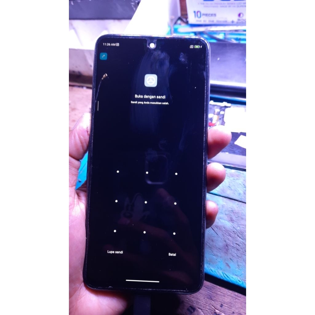 lcd redmi note 9 pro ori copotan 100%