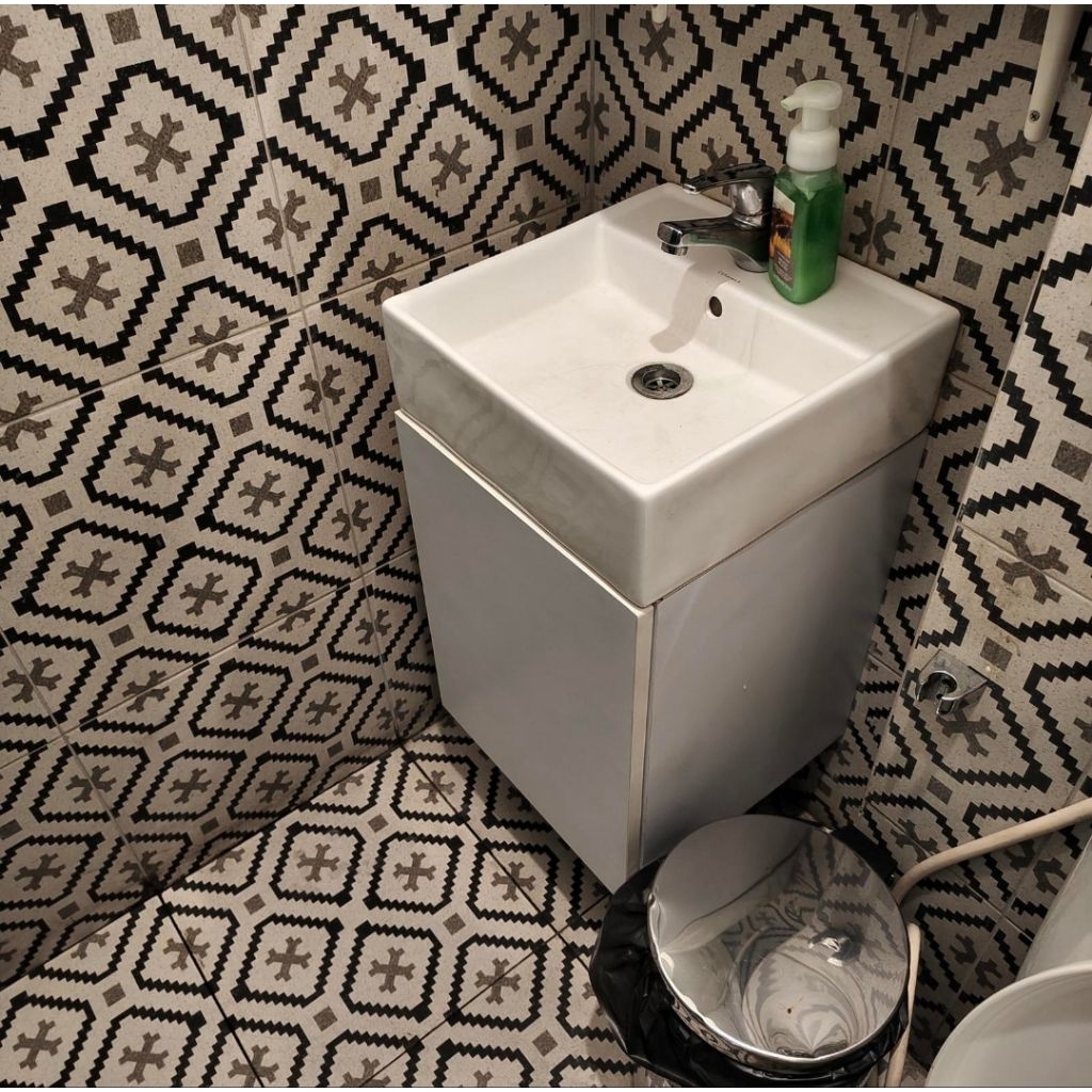 keramik asia brighton black decor 40x40 kasar kw 1