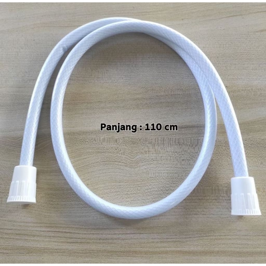 Selang Sower Mandi Closet/Selang Jet Closet/Selang Shower Bidet PVC - Selang Shower Putih