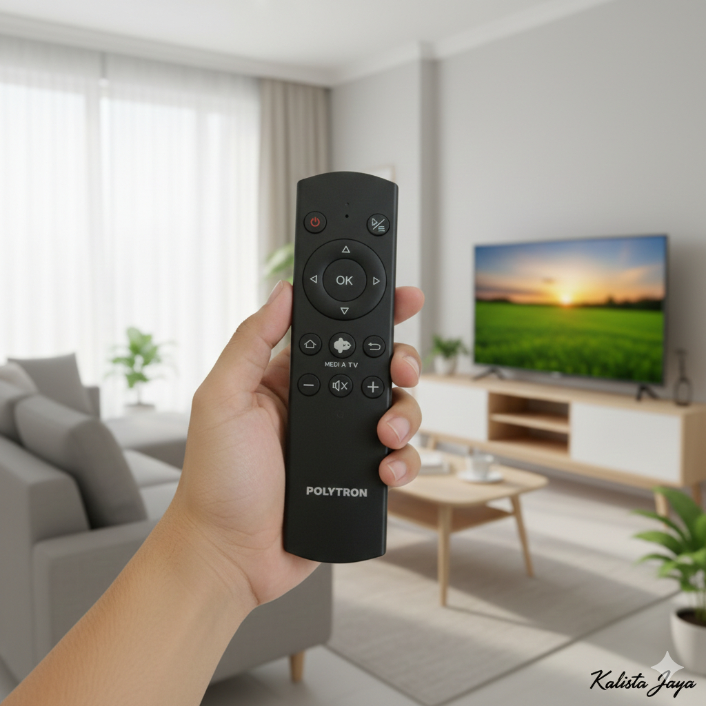 REMOTE REMOT POLYTRON MOLA TV ORIGINAL ASLI