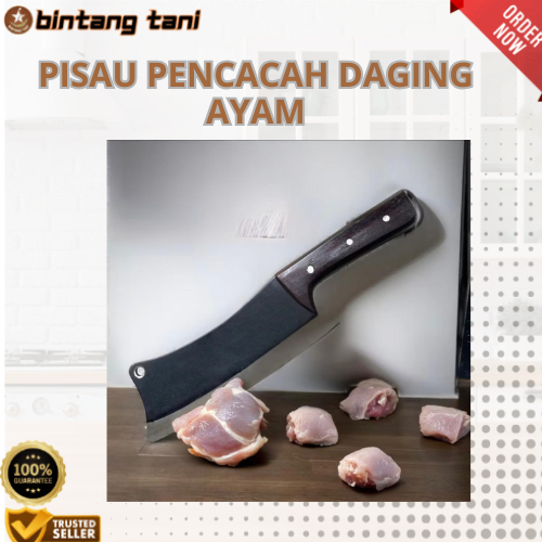 [Bintang Tani] - Pisau Potong daging Ayam PER Asli 4 mm / Pencacah Daging Ayam / Pisau Cacah Daging